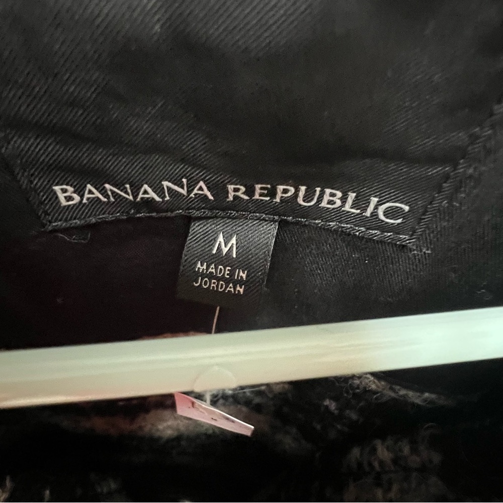 NWT Banana Republic Oversized Boucle Alpaca Blend Shirt Jacket - Picture 8 of 10
